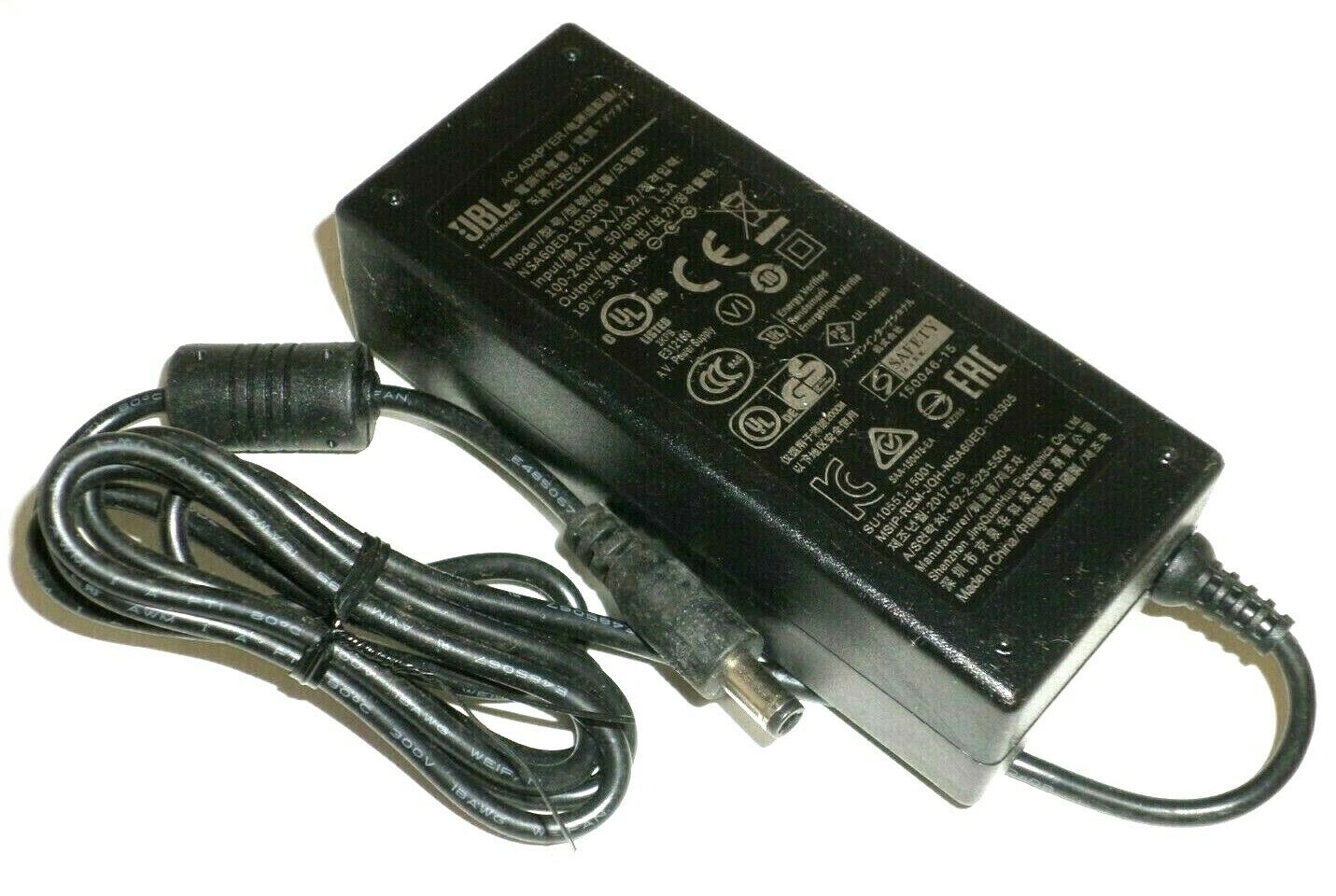 NEW JBL Xtreme Speaker 19V 3A NSA60ED-190300 AC Adapter Power Supply - Click Image to Close